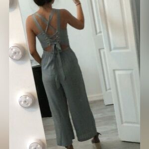 Lace up Jumpsuit